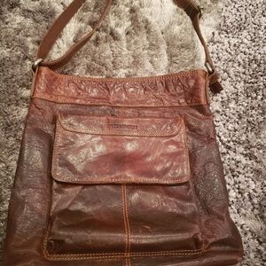 Spikes & Sparrow Jack Georges Leather Brown Crossb